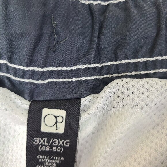 Op Ocean Pacific Swimsuit Board Shorts Men 3XL Black White Green Gray Plaid - Picture 3 of 9